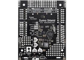 Zumo Shield 1.2 for Arduino, assembled top view